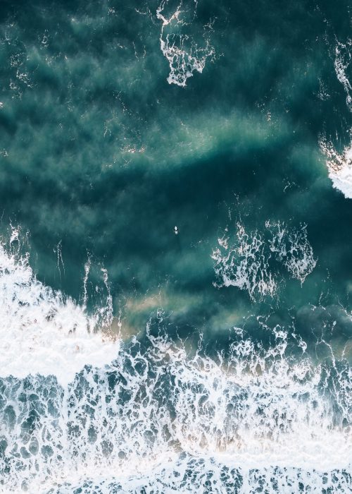 Topdown surf portrait